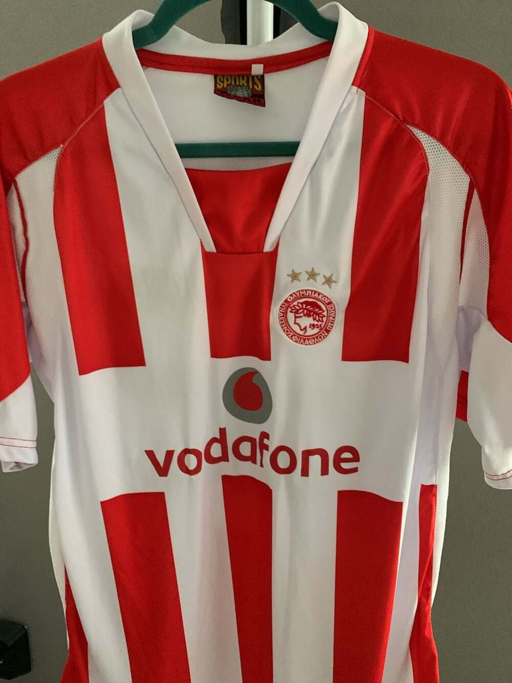 Olympiacos F.C. 2004-2005 Home Jersey #32 LuaLua Vodafone - Picture 3 of 8